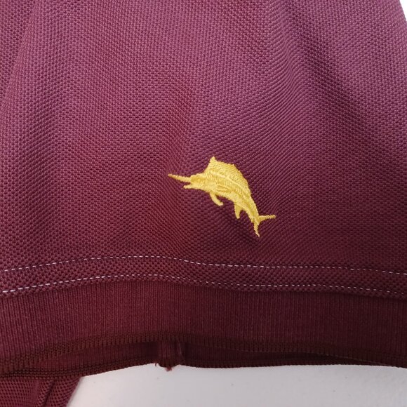 Men's Tommy Bahama Arizona State Sun Devils Maroon Polo Size XL - Picture 7 of 11